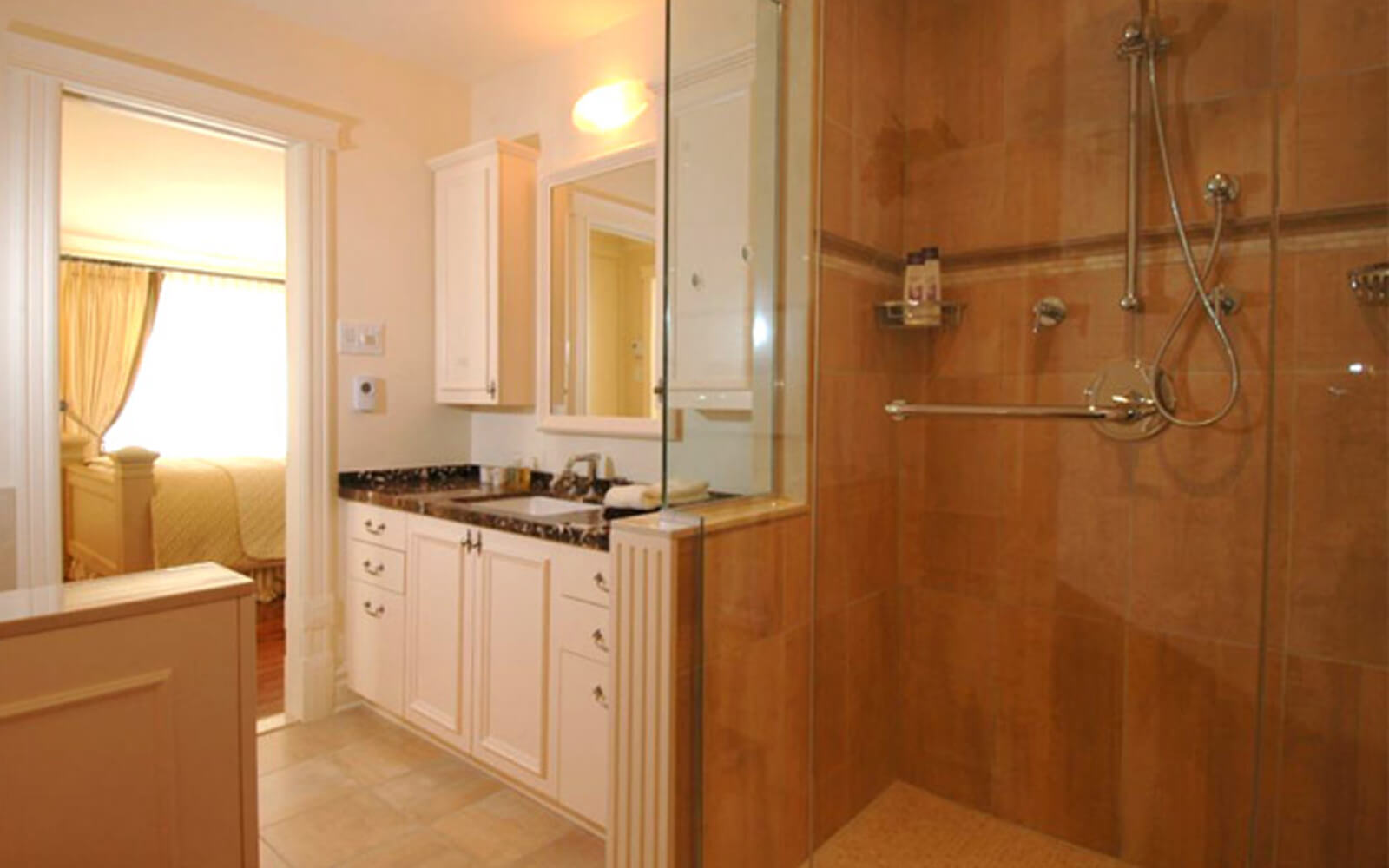 Design d'intérieur réaménagement chambre et salle de bain