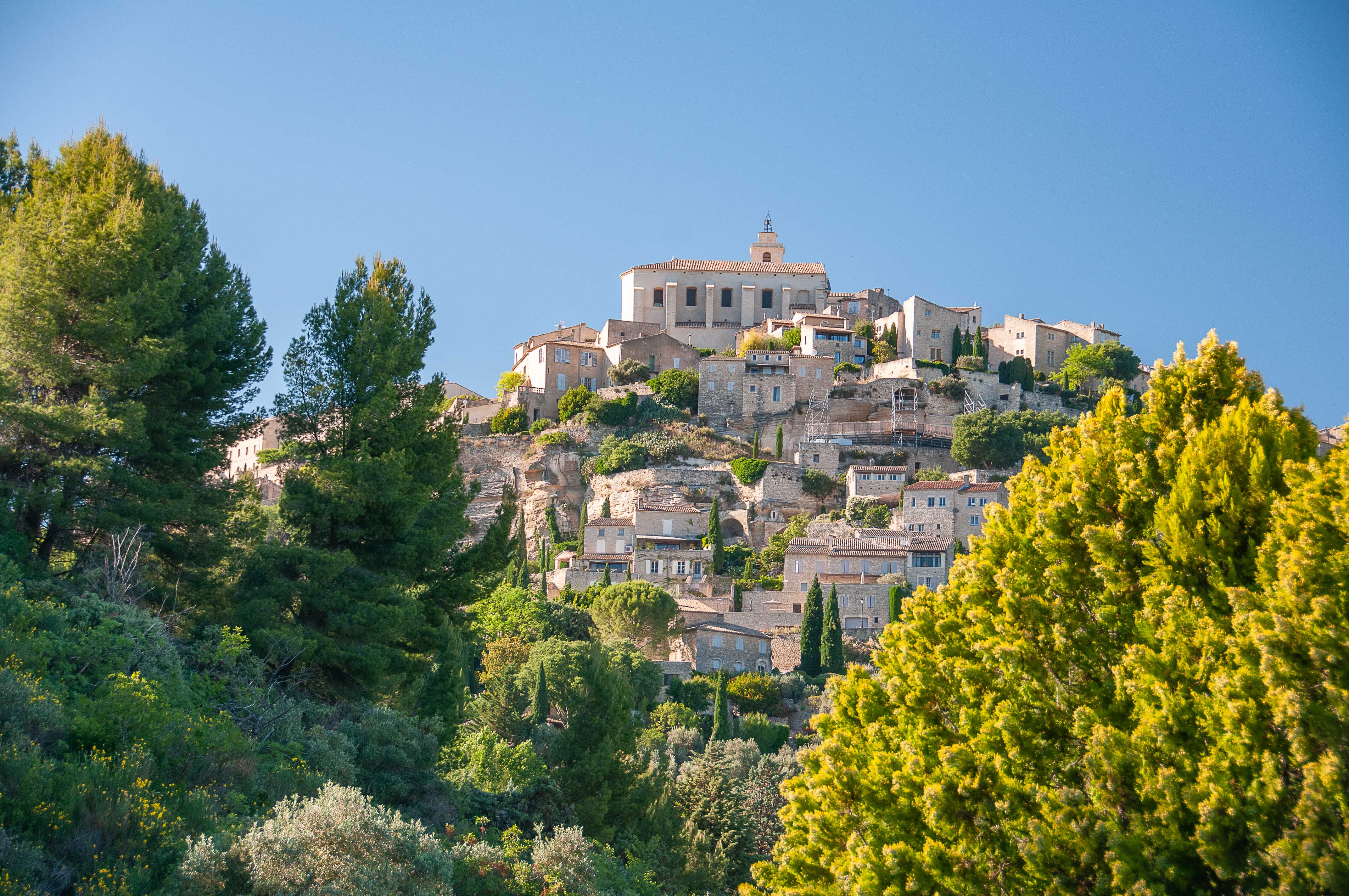 Vue du village de Roussillon